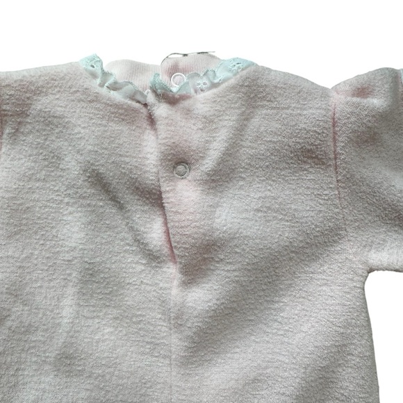 Vintage Bright Future Infant One Piece Outfit Pink w Cat Size 6-9  months - Picture 7 of 9